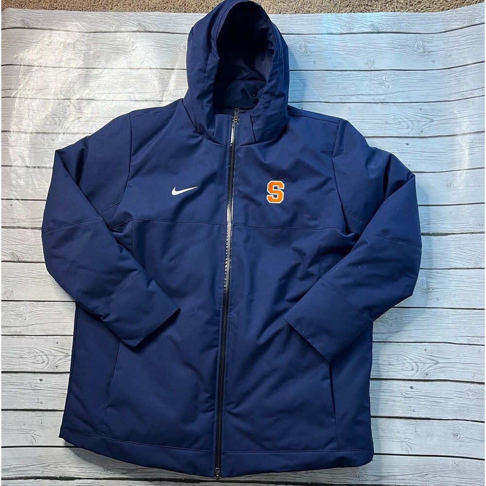Nike Syracuse Down 550 Parka Winter Jacket Navy Blue Team Issued size: XXL